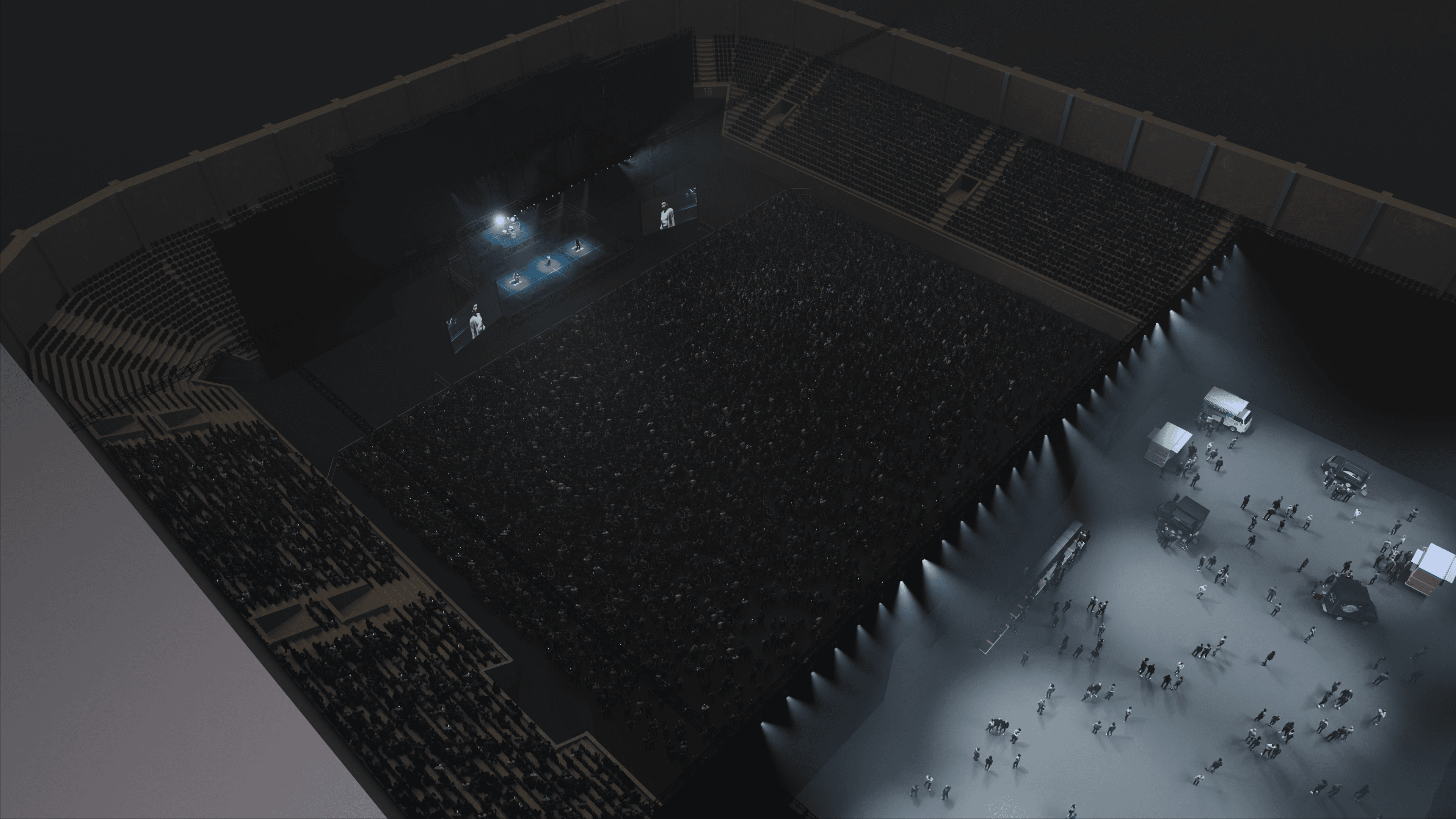 Concept video visualization for Unity Arena Black Box