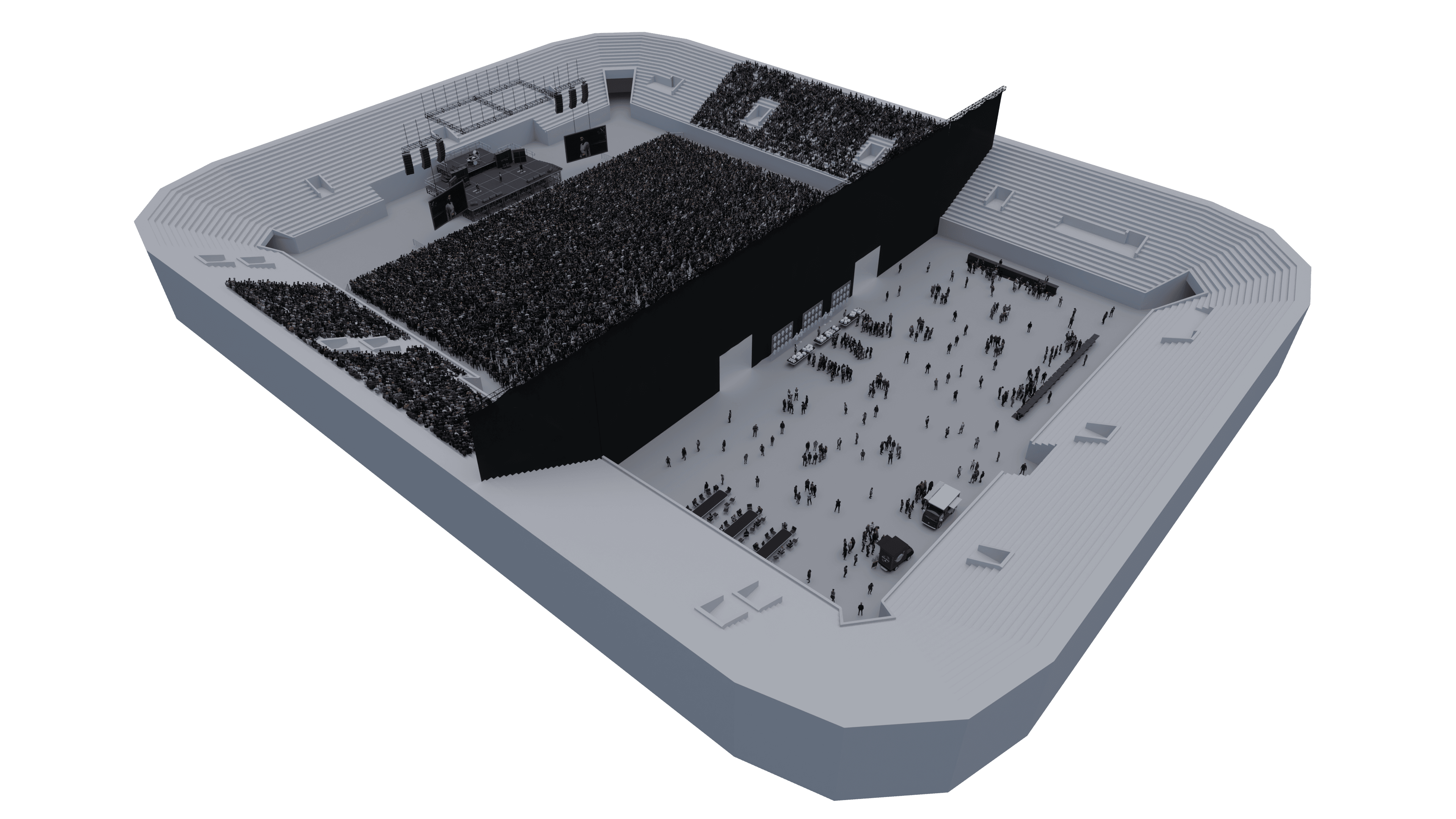Unity Arena seating chart visualization